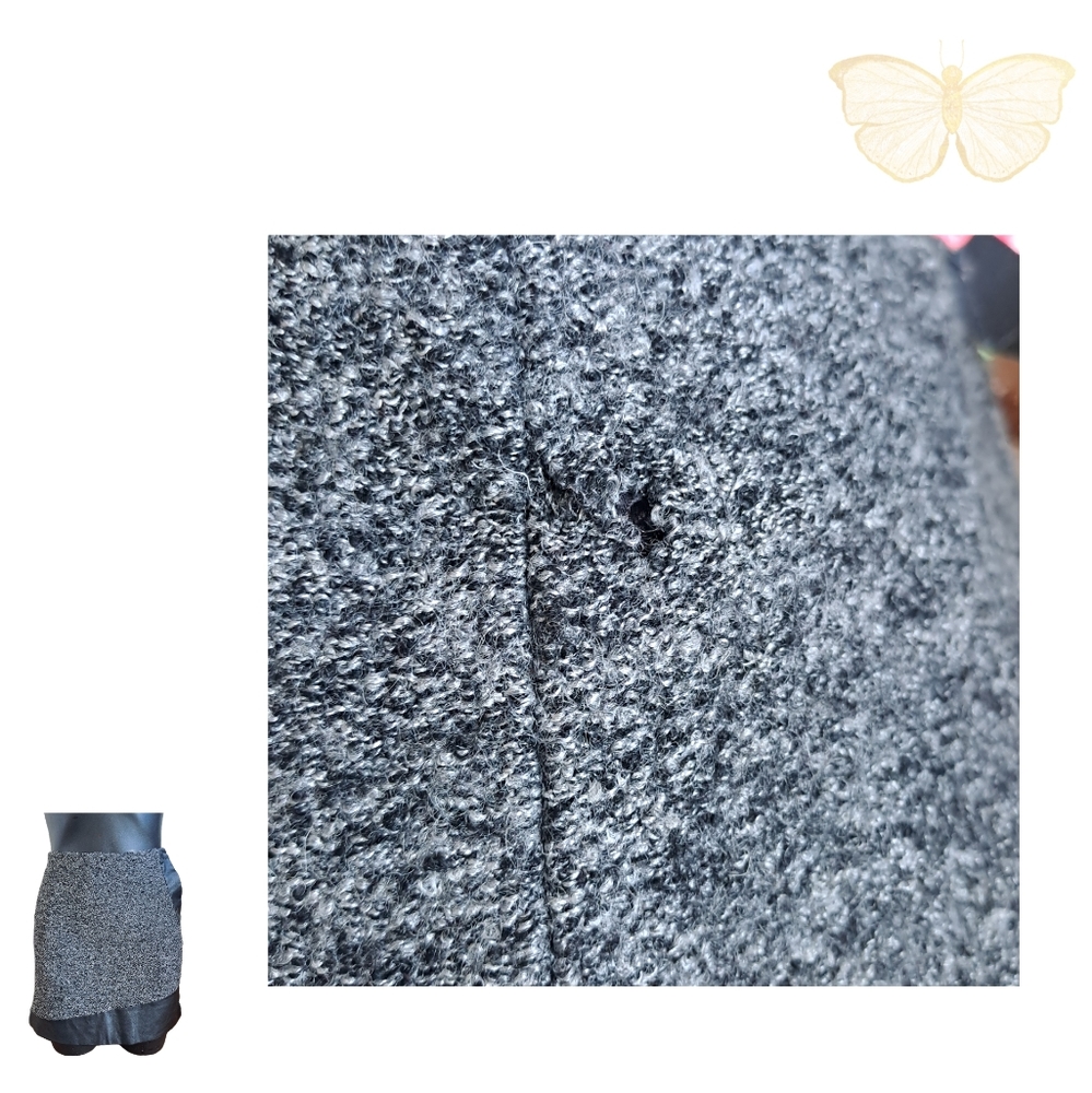 Sportsgirl grey marl wool blend skirt, size 14 - Picture 7 of 7
